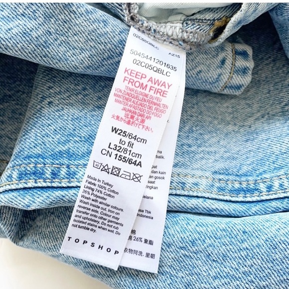 TopShop Crop Jeans . - Picture 4 of 7